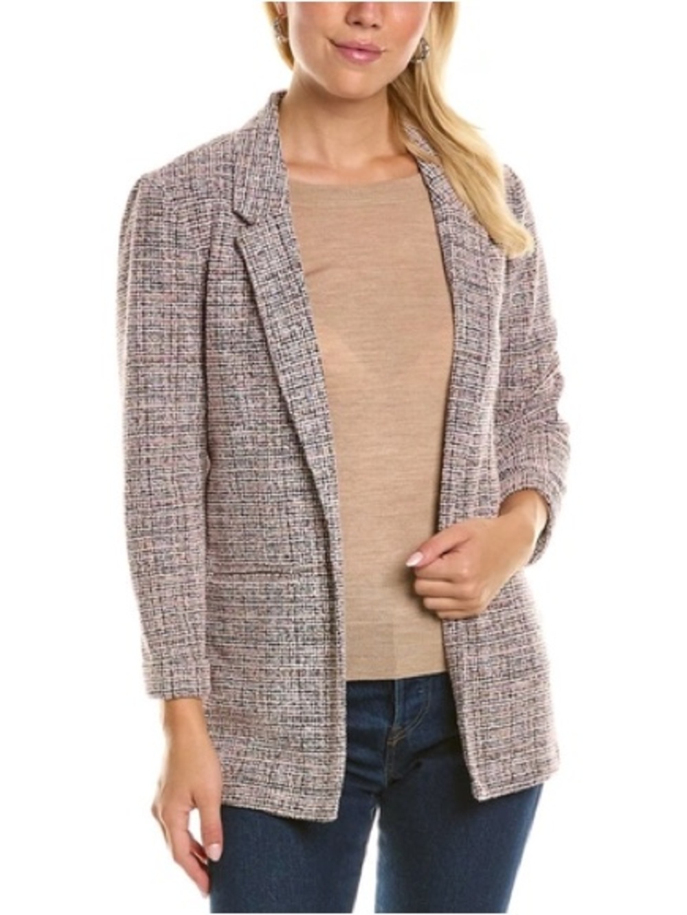 Nanette Lepore Josie Boucle Jacket in Pink
